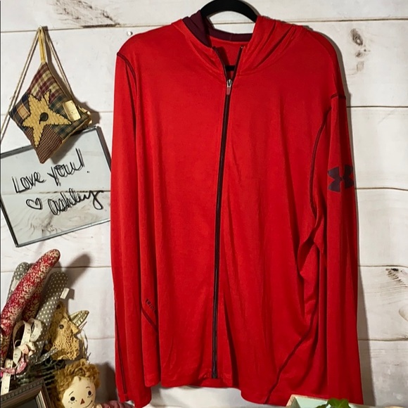 Under Armour Other - Under Armour; Red; Hoodie; Jacket; Shirt; XXL